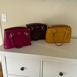 Coach crossbody purse- Maroon Color